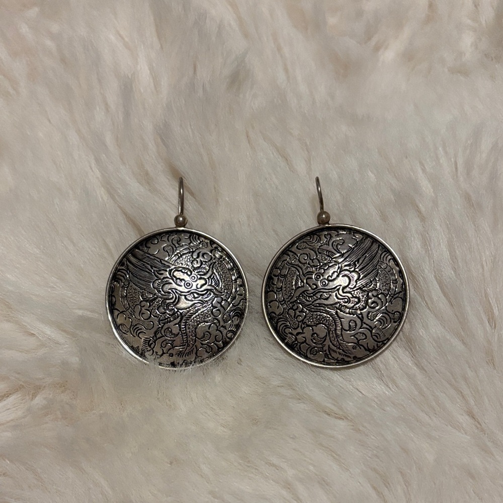 Silpada Oriental Sterling Silver Earrings